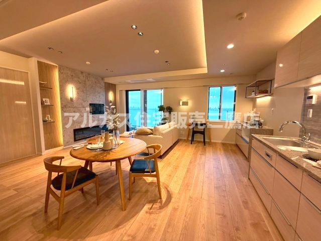 クロスエアタワーの居間・リビング