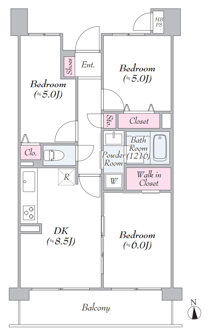 クリオ綱島8番館【仲介手数料無料】