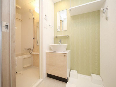 【洗面所】 | エスリード新北野アーデル | 忙しい朝には欠かせない洗面所です