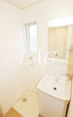 【洗面所】 | ハピネス彩湖 | 洗面台です。