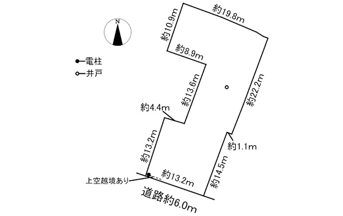 土地　大柳町2丁目の土地図