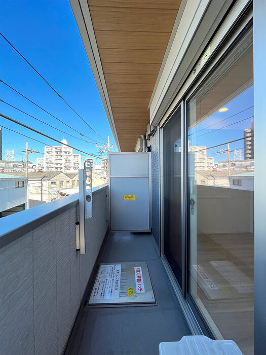 グラナーデ高野台のバルコニー