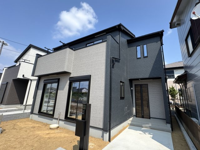 松戸市金ケ作新築戸建（金ケ作７期）の外観|3号棟外観・完成済み内覧可能です！