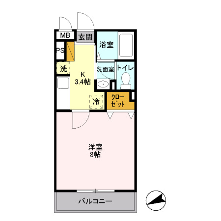 番匠参番館の間取り|☆スペシャリストなプロ賃貸師が接客対応させていただきます☆