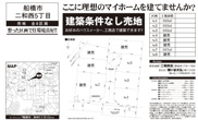 【仲介手数料無料】船橋市二和西　建築条件なし売地の画像