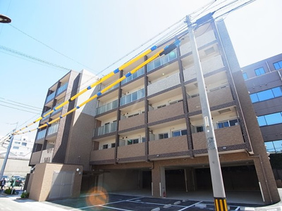 【外観】 | KMS新生水木通 | 綺麗なタイル張りの美麗物件