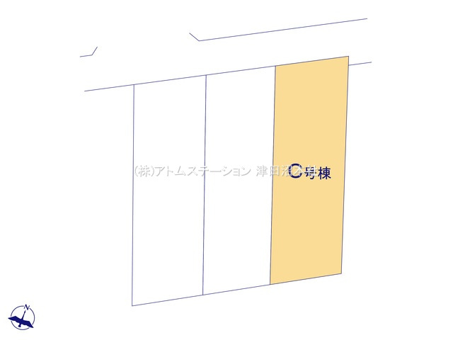 【区画図】 | アトムセレクト船橋市上山町３丁目517番　C号棟