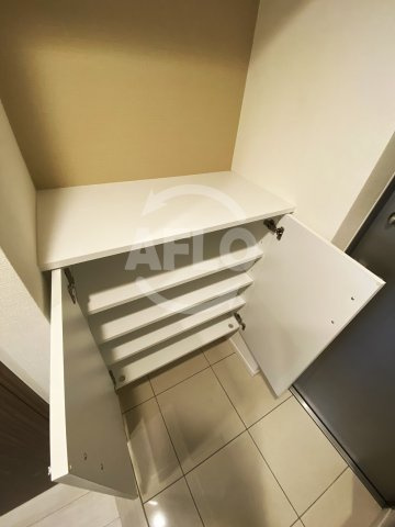 レジュールアッシュ桜宮リバーテラスの収納|レジュールアッシュ桜宮リバーテラス　シューズボックス