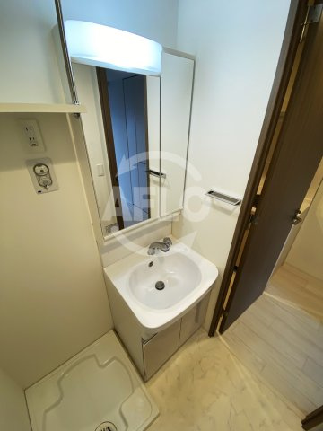 レジュールアッシュ桜宮リバーテラスの独立洗面台|レジュールアッシュ桜宮リバーテラス　独立洗面台