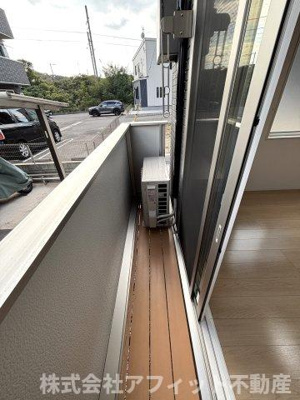 【バルコニー】 | コーポ藤原Ⅵ | 南西向き