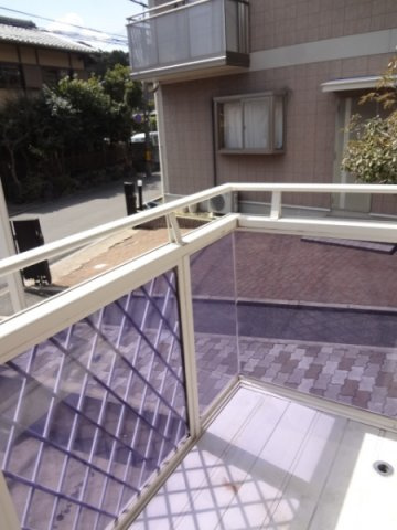 ツインヒル館のバルコニー