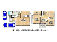 堺市堺区旭ヶ丘北町　新築一戸建ての間取り