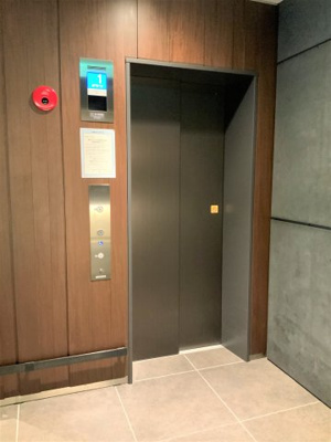 【その他共用部分】 | アーバネックス北堀江ll | エレベーターは防犯カメラが付いているので、安心です♪