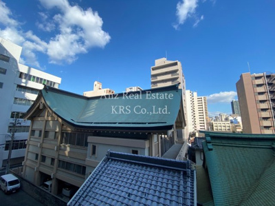 【展望】 | アーバネックス北堀江ll | 4階東向きバルコニーからの眺望です！