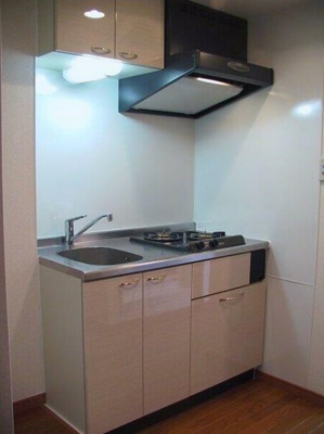 【キッチン】 | ルーブル高円寺参番館 | 2口コンロのシステムキッチン。