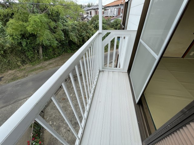 まるみハイツのバルコニー