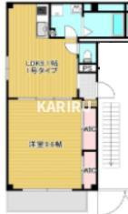 京橋オリエンタルキューブの間取り