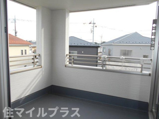 【バルコニー】 | 郡山市安積町南長久保1丁目新築一戸建て3棟 | バルコニー付きです