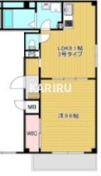 京橋オリエンタルキューブの間取り