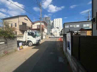 【前面道路含む現地写真】 | 川越市砂新田　新築分譲　東武東上線『新河岸駅』徒歩18分　【高階西小学区】