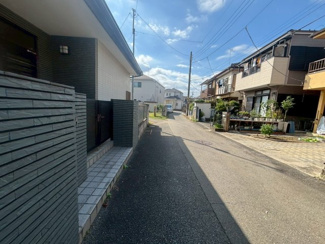 【前面道路含む現地写真】 | 川越市砂新田　新築分譲　東武東上線『新河岸駅』徒歩18分　【高階西小学区】