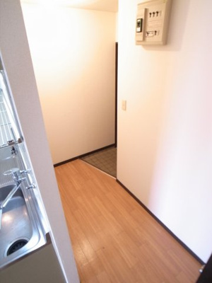 【洗面所】 | フィールドハウス末広　弐番館 | 玄関からお部屋が丸見えにならんのです。