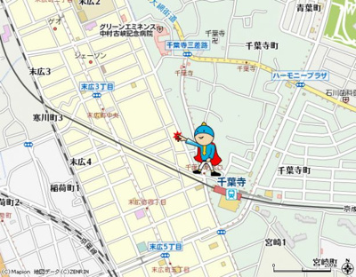 【地図】 | フィールドハウス末広　弐番館 | 案　内　図