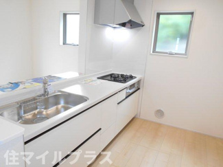 【キッチン】 | 郡山市安積町南長久保1丁目新築一戸建て3棟 | キッチンです