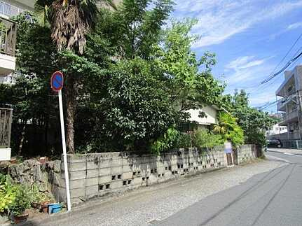 広島市東区牛田旭2丁目　土地の前面道路含む現地写真