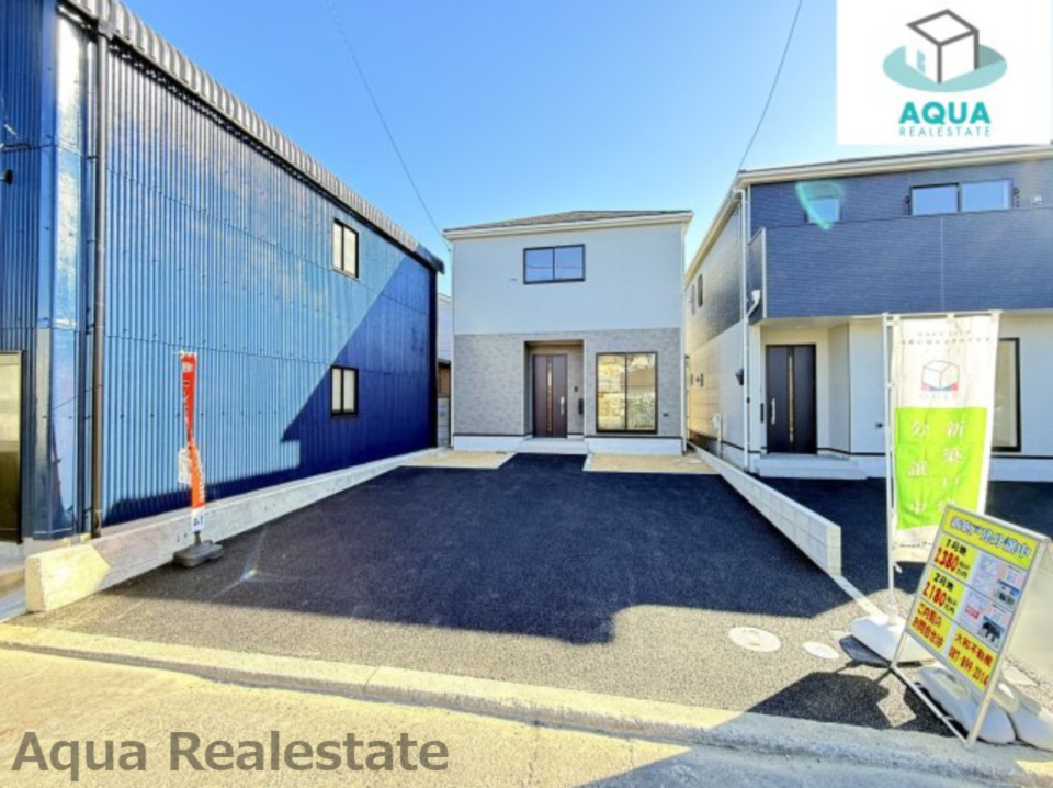 高松市鶴市町の新築一戸建の前面道路含む現地写真|前面道路含む現地写真です