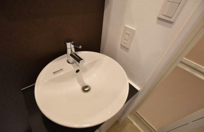 【独立洗面台】 | テラスハウス大和町 | 嬉しい独立洗面台付き。