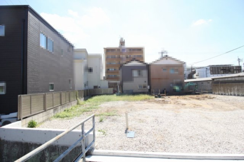 愛宕町３丁目　建築条件付　売土地の外観|土地面積　156.77㎡　（約47.42坪）