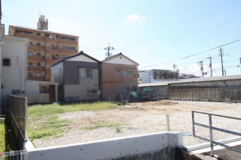 愛宕町３丁目　建築条件付　売土地の外観|土地面積　156.77㎡　（約47.42坪）