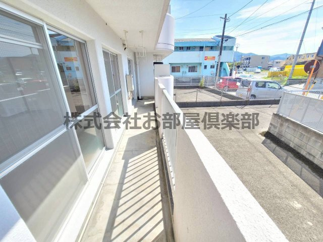 第二江頭ハイツのバルコニー