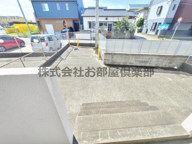 第二江頭ハイツのバルコニー