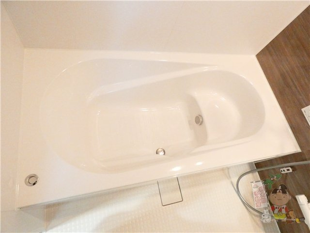 セレストブルーの浴室
