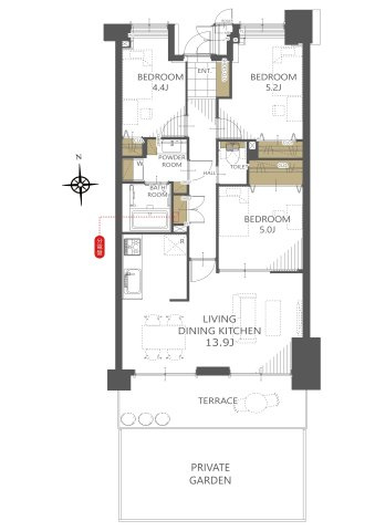 市川大野パークハウスの間取り|間取図