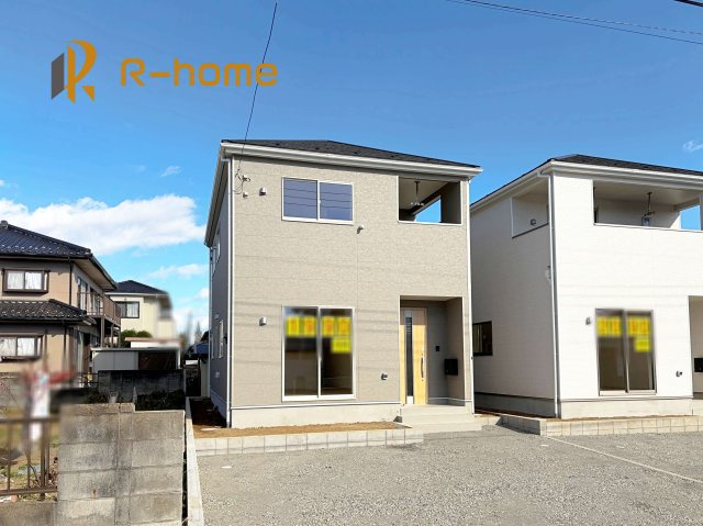 笠間市旭町第8　新築戸建て　2号棟の外観|ご予約を頂ければ、『平日』はもちろん『早朝』や『夜間』もご見学可能です♪お気軽にお申し付けください♪