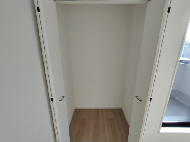 小山市城西　２期の収納|〇２号棟　クローゼット〇
各居室に収納付きで住みやすさにこだわっています♪
※2025年12月撮影