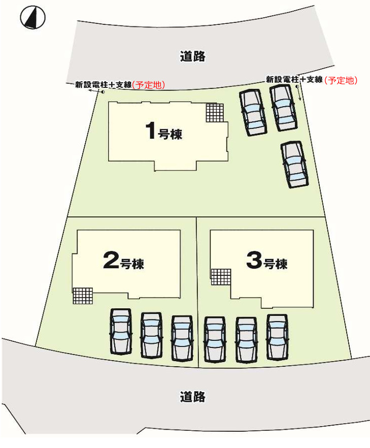小山市城西　２期の区画図|区画図