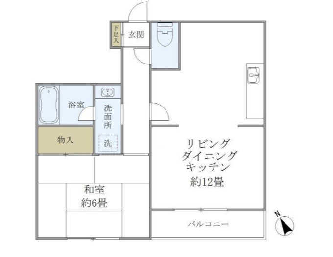 クレル洸雙の間取り