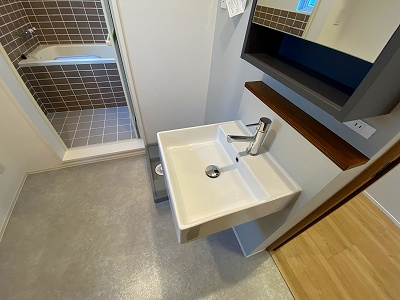 北新宿サマリアマンションの洗面所