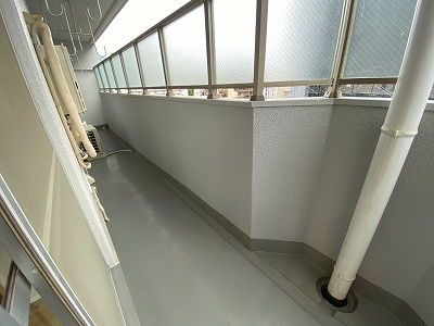 北新宿サマリアマンションのバルコニー