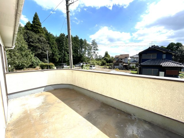 山武市沖渡売り戸建住宅のバルコニー
