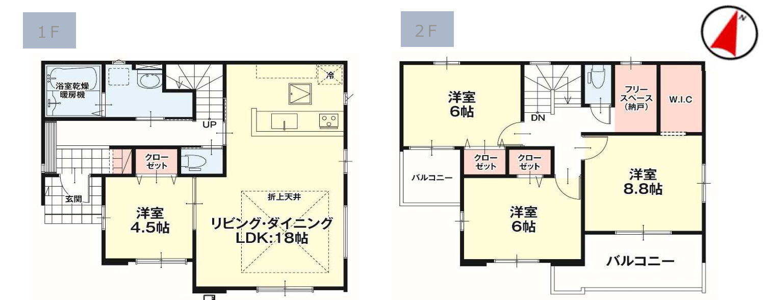 小山市城西　２期の間取り|間取り図