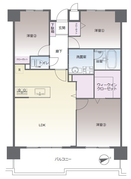 【間取り】 | 箱崎エクセル南22☆仲介手数料無料☆