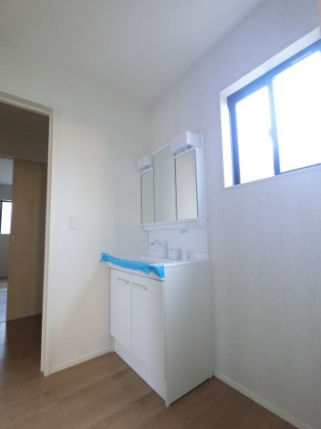 大和町大字久池井10期　1号棟の洗面所|コンパクトで使いやすい洗面所