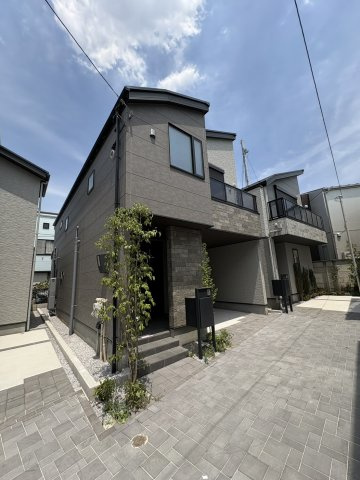 練馬区富士見台１丁目新築戸建の前面道路含む現地写真