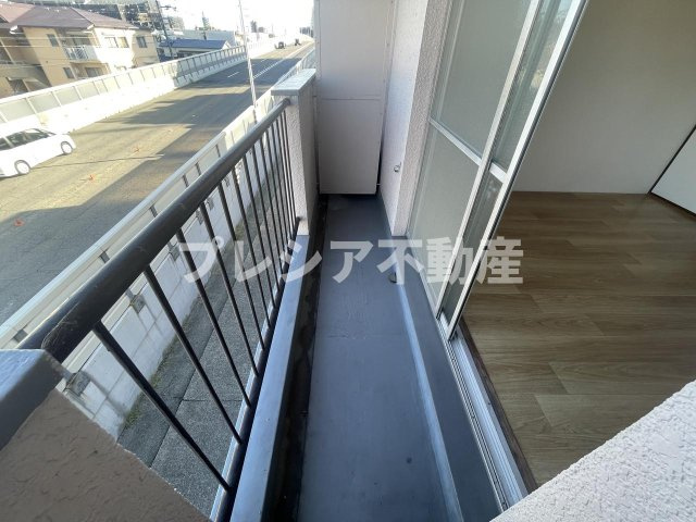 寿コーポのバルコニー