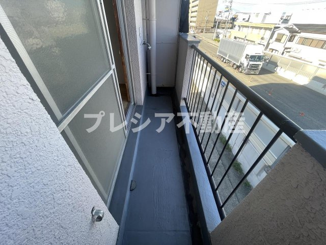 寿コーポのバルコニー